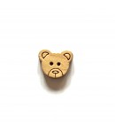BOUTON TETE OURSON EN BOIS 1.2X1.1CM