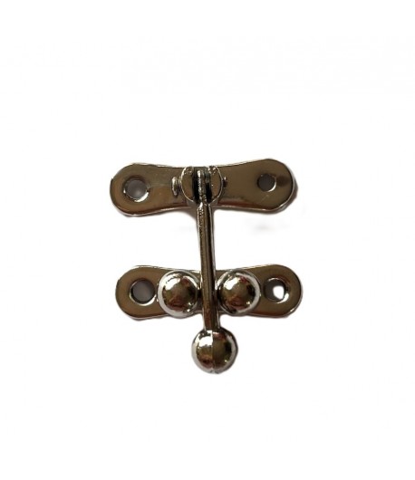 FERMETURE EN METAL - ARGENT