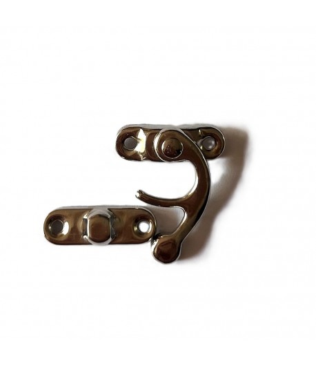 FERMETURE EN METAL - ARGENT 2.7X1CM