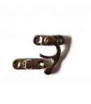 FERMETURE EN METAL - ARGENT 2.7X1CM
