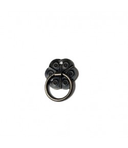 POIGNEE RONDE FESTONNEE  2 CM - BRONZE