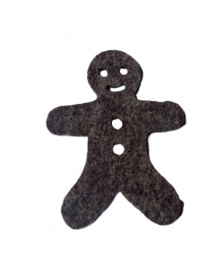 BONHOMME PAIN D EPICE EN FEUTRINE 6.2X8CM