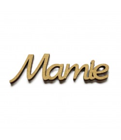SUJET MOT BOIS MAMIE 6.5X2.2CM