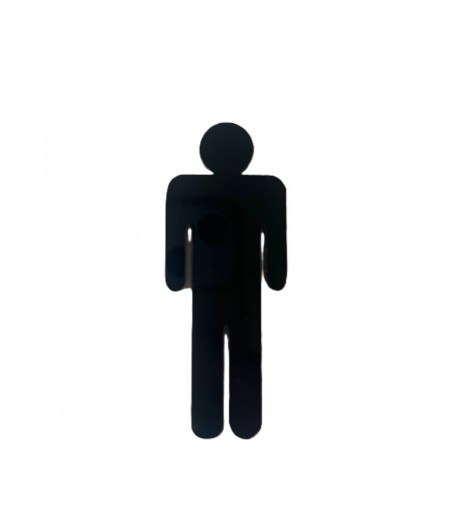 SUJET PLASTIQUE SILHOUETTE HOMME 2.2X5.8CM