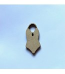 SUJET BOIS MAILLOT DE BAIN 1.9X3.9CM
