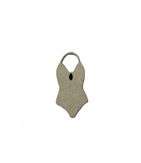 SUJET BOIS MAILLOT DE BAIN 1.9X3.9CM