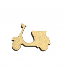 SUJET BOIS VESPA 3.9X2.6CM