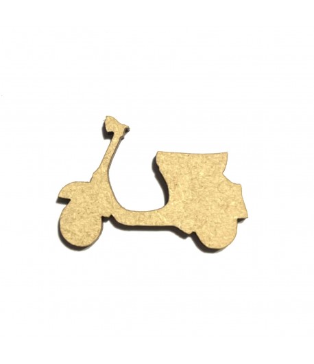 SUJET BOIS VESPA 3.9X2.6CM
