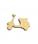 SUJET BOIS VESPA 3.9X2.6CM