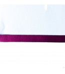 RUBAN SATIN BICOLORE GRIS PARME 1CM X 1 M