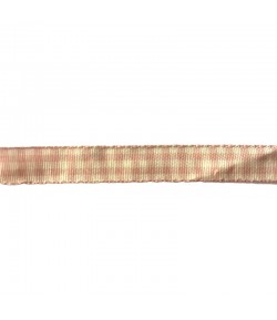 RUBAN VICHY ROSE 1.5CM - 1M
