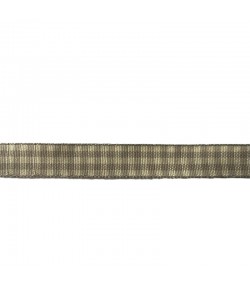 RUBAN VICHY GRIS 1.5 CM - 1M