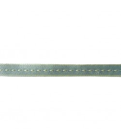 RUBAN BLEU CIEL POINTILLES 1CM - 1M