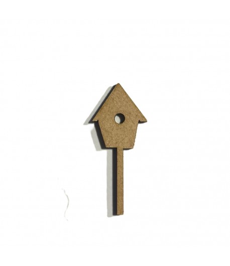 SUJET BOIS NICHOIR 2.1X4.9CM