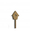 SUJET BOIS NICHOIR 2.1X4.9CM
