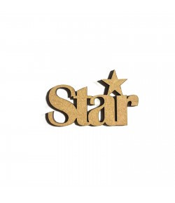 MOT BOIS STAR 1 PETITE ETOILE 4.4X2.7CM