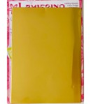 2 FEUILLES METAL A REPOUSSER OR 12.6X17.8CM