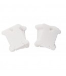 CARTELETTES EN PLASTIQUE X28 3.7X3.9CM