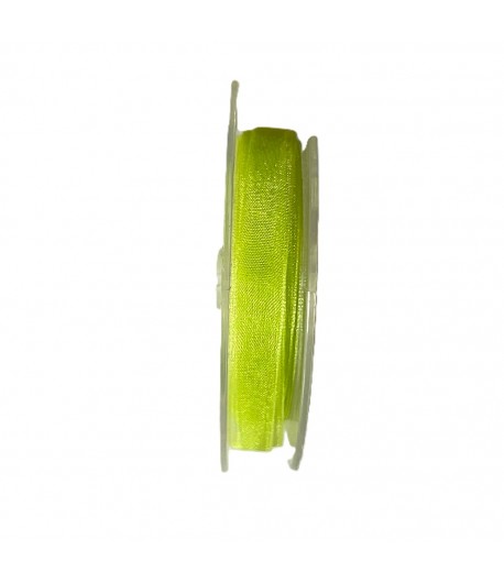 RUBAN ORGANZA PISTACHE 1CMX1M