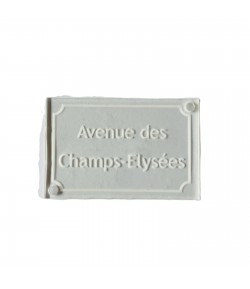 SUJET PLEXI AVENUE CHAMPS ELYSEES 4.5X3CM