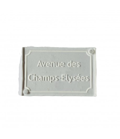 SUJET PLEXI AVENUE CHAMPS ELYSEES 4.5X3CM