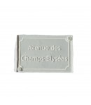 SUJET PLEXI AVENUE CHAMPS ELYSEES 4.5X3CM