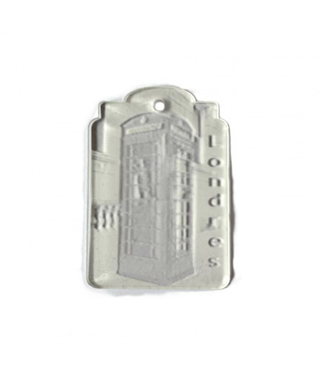 SUJET TAG PLEXI CABINE LONDRES 3.5X5CM