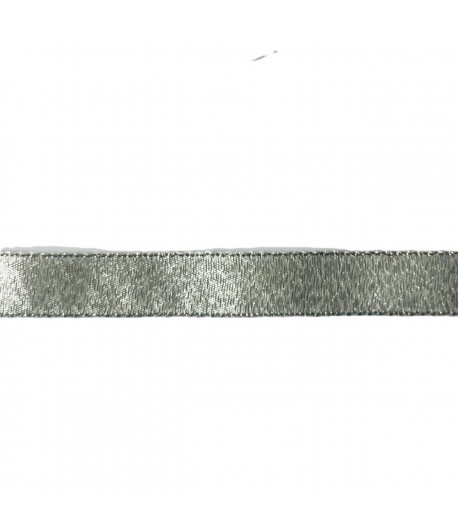RUBAN LAME ARGENT 1.5CM - 1 M