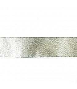 RUBAN LAME ARGENT 3.8CM - 1 M