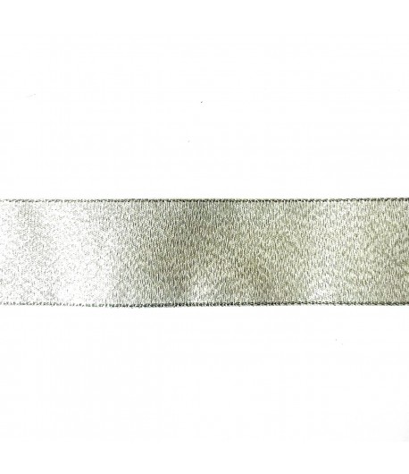 RUBAN LAME ARGENT 3.8CM - 1 M