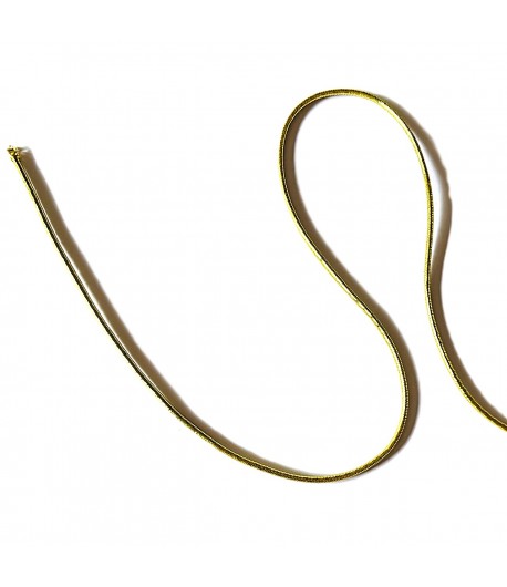 CORDON ELASTIQUE LUREX OR 0.2CM - 1M