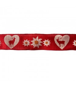 RUBAN ROUGE EDELWEISS 2CMX1M