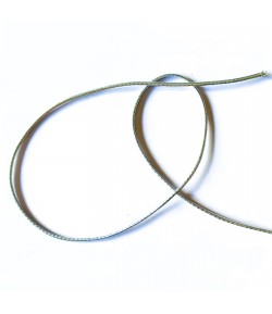 CORDON ELASTIQUE LUREX ARGENT 0.2CM - 1M
