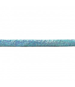 RUBAN BLEU CIEL BRILLANT 1CM - 1M