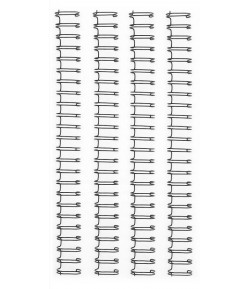 RELIURES 1/2 " NOIR X6 ZUTTER