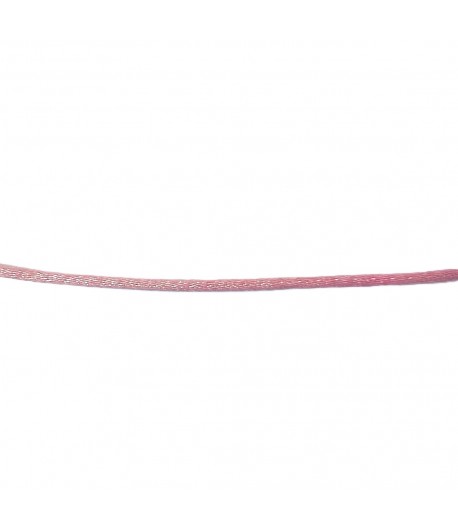 CORDELETTE SATIN ROSE 0.2CMX1M