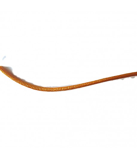 CORDELETTE SATIN ORANGE 0.2CMX1M