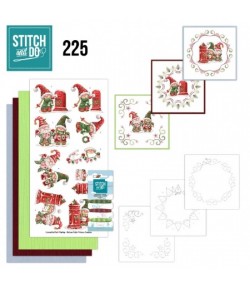 KIT 3D A BRODER GLOWING CHRISTMAS - STITCH AND DO - STDO225