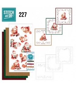 KIT 3D A BRODER NOSTALGIE NOEL - STITCH AND DO - STDO227