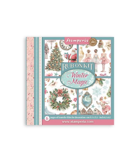 RUB ON KIT WINTER MAGIC DFLRBX18 STAMPERIA