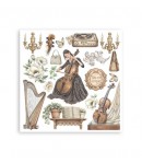 RUB ON KIT SYMPHONY DFLRBX16 STAMPERIA