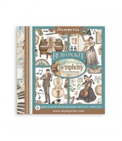 RUB ON KIT SYMPHONY DFLRBX16 STAMPERIA