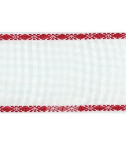 AIDA BLANC/ROUGE BANDE 12 CM X 10 CM