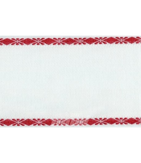 AIDA BLANC/ROUGE BANDE 12 CM X 10 CM
