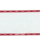 AIDA BLANC/ROUGE BANDE 12 CM X 10 CM