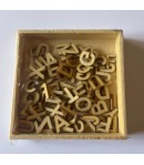 BOITE MINI LETTRES BOIS ALPHABET