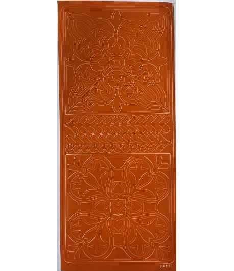STICKERS GRANDS MOTIFS ORANGE
