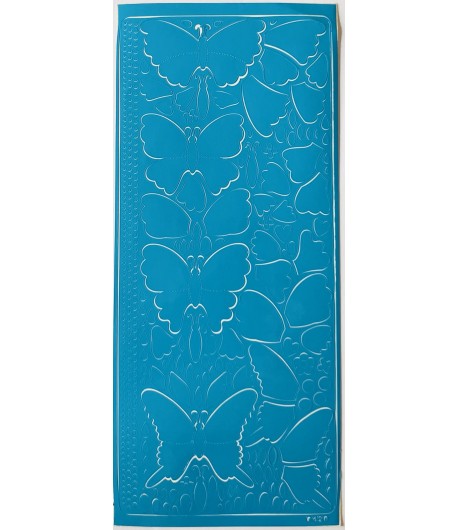 STICKERS PAPILLON BLEU