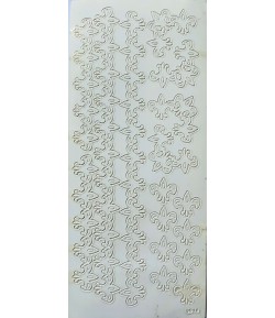 STICKERS DOUBLE FACE BORDURE LYS