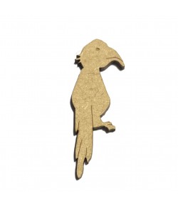 SUJET BOIS PERROQUET 1.7X4.9CM
